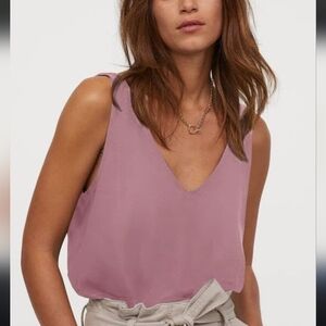 Nordstrom Purple Sleeveless Tank Top